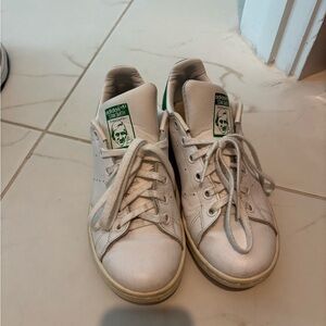 Adidas White Stan Smith Sneakers Classic Design